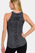 Load image into Gallery viewer, Zenana Ribbed Grecian Neck Tank
