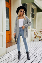 Load image into Gallery viewer, Long Sleeve Pocketed Cardigan