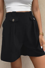 Load image into Gallery viewer, Decorative Button Pocketed Shorts