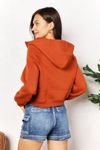 Load image into Gallery viewer, Double Take Half-Zip Long Sleeve Hoodie