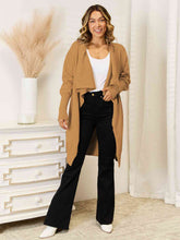 Load image into Gallery viewer, Long Sleeve Open Front Longline Cardigan