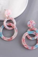 Load image into Gallery viewer, Acrylic Double-Hoop Earrings