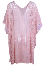 Load image into Gallery viewer, Cutout V-Neck Cover-Up with Tassel