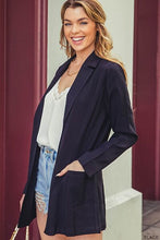 Load image into Gallery viewer, Kori America Open Front Long Sleeve Blazer