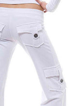 Load image into Gallery viewer, Mid Waist Pants with Pockets