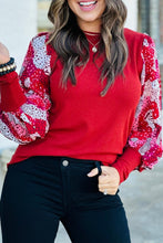 Load image into Gallery viewer, Animal Print Round Neck Long Sleeve T-Shirt