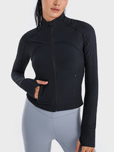 Load image into Gallery viewer, Zip-Up Long Sleeve Sports Jacket