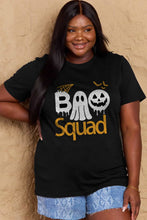 Load image into Gallery viewer, Simply Love Full Size BOO SQUAD Graphic Cotton T-Shirt