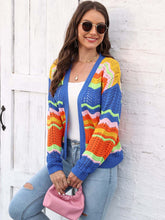 Load image into Gallery viewer, Open Front Openwork Cardigan