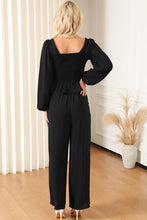 Load image into Gallery viewer, Smocked Square Neck Top and Pants Set