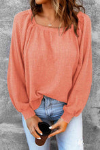 Load image into Gallery viewer, Square Neck Waffle-Knit Top