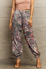 Load image into Gallery viewer, Printed Cutout Long Pants