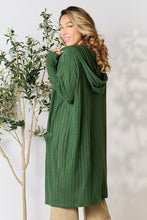 Load image into Gallery viewer, DOORBUSTER DEAL: Bae Full Size Hooded Sweater Cardigan Cardigan