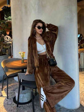Load image into Gallery viewer, Hooded Jacket and Pants Set