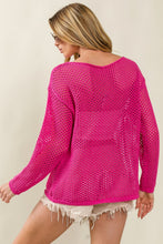 Load image into Gallery viewer, BiBi VACAY MODE Embroidered Knit Cover Up