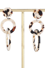 Load image into Gallery viewer, Acrylic Double-Hoop Earrings
