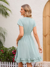 Load image into Gallery viewer, Swiss Dot Cap Sleeve Dress
