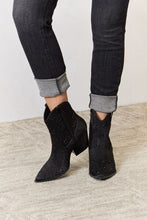 Load image into Gallery viewer, East Lion Corp Rhinestone Ankle Cowboy Boots
