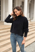 Load image into Gallery viewer, Turtle Neck Long Sleeve Pullover Sweater