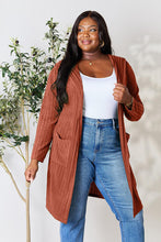 Load image into Gallery viewer, DOORBUSTER DEAL: Bae Full Size Hooded Sweater Cardigan Cardigan