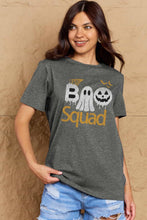 Load image into Gallery viewer, Simply Love Full Size BOO SQUAD Graphic Cotton T-Shirt