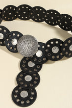 Load image into Gallery viewer, Round Shape PU Leather Belt