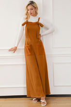 Load image into Gallery viewer, Pocketed Square Neck Wide Strap Jumpsuit