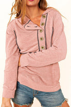 Load image into Gallery viewer, Buttoned Long Sleeve Hoodie