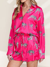 Load image into Gallery viewer, Animal Button Up Shirt and Shorts Set