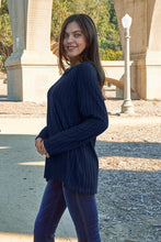 Load image into Gallery viewer, DOORBUSTER DEAL: Basic Bae Full Size Ribbed Round Neck Long Sleeve Knit Top