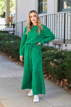 Load image into Gallery viewer, DOORBUSTER DEAL: Take Full Size Textured Long Sleeve Top and Drawstring Pants Set