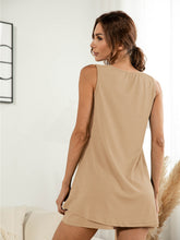 Load image into Gallery viewer, Scoop Neck Wide Strap Top and Shorts Set
