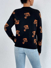 Load image into Gallery viewer, Patterned Drop Shoulder Sweater