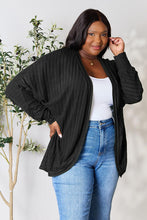 Load image into Gallery viewer, DOORBUSTER DEAL: Basic Bae Full Size Ribbed Cocoon Cardigan