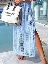 Load image into Gallery viewer, Openwork Slit Cutout Wide Strap Dress