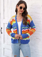 Load image into Gallery viewer, Open Front Openwork Cardigan