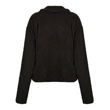 Load image into Gallery viewer, Plush Open Front Dropped Shoulder Jacket