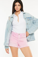 Load image into Gallery viewer, Kancan Raw Hem High Waist Denim Shorts
