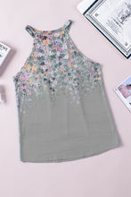 Load image into Gallery viewer, Printed Round Neck Sleeveless Top