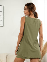 Load image into Gallery viewer, Scoop Neck Wide Strap Top and Shorts Set