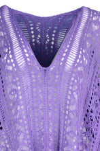Load image into Gallery viewer, Cutout V-Neck Cover-Up with Tassel