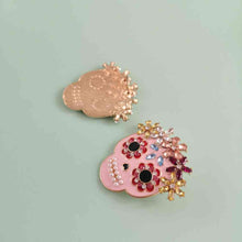 Load image into Gallery viewer, Skull Rhinestone Alloy Earrings