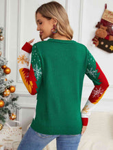 Load image into Gallery viewer, Don't Stop Believin' Round Neck Long Sleeve Sweater