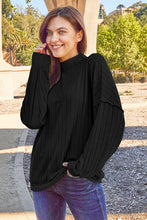 Load image into Gallery viewer, Basic Bae Full Size Ribbed Exposed Seam Mock Neck Knit Top