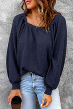 Load image into Gallery viewer, Square Neck Waffle-Knit Top