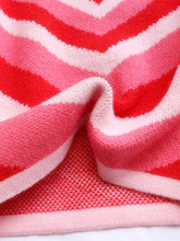 Load image into Gallery viewer, Heart Mock Neck Long Sleeve Sweater