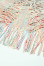 Load image into Gallery viewer, Open Front Fringe Hem Poncho