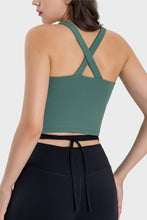 Load image into Gallery viewer, Crisscross Grecian Neck Active Cami
