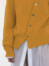 Load image into Gallery viewer, Dropped Shoulder Buttoned Cardigan