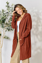 Load image into Gallery viewer, DOORBUSTER DEAL: Bae Full Size Hooded Sweater Cardigan Cardigan